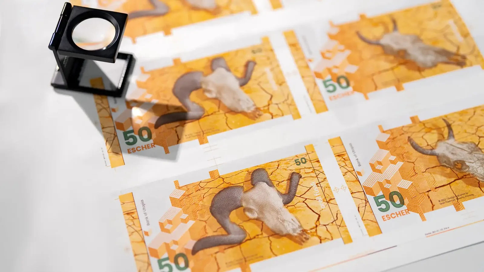 Design review of banknote sheets