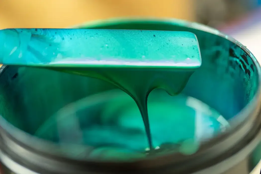 Security ink for screen printing